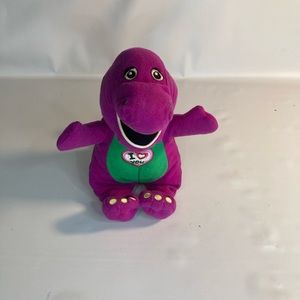 Barney vintage talking dinosaur plush stuffed animal lyons